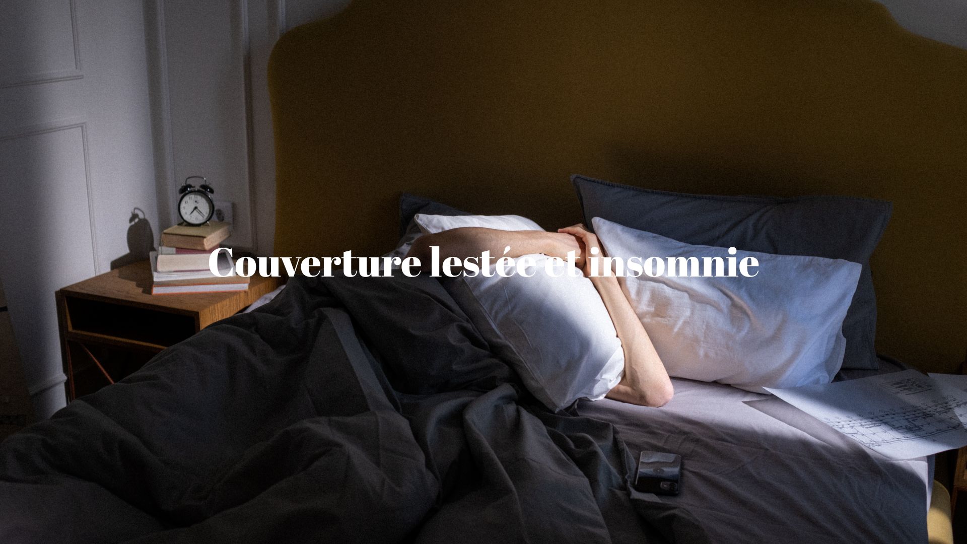 La couverture lestée peut être une solution contre l'insomnie