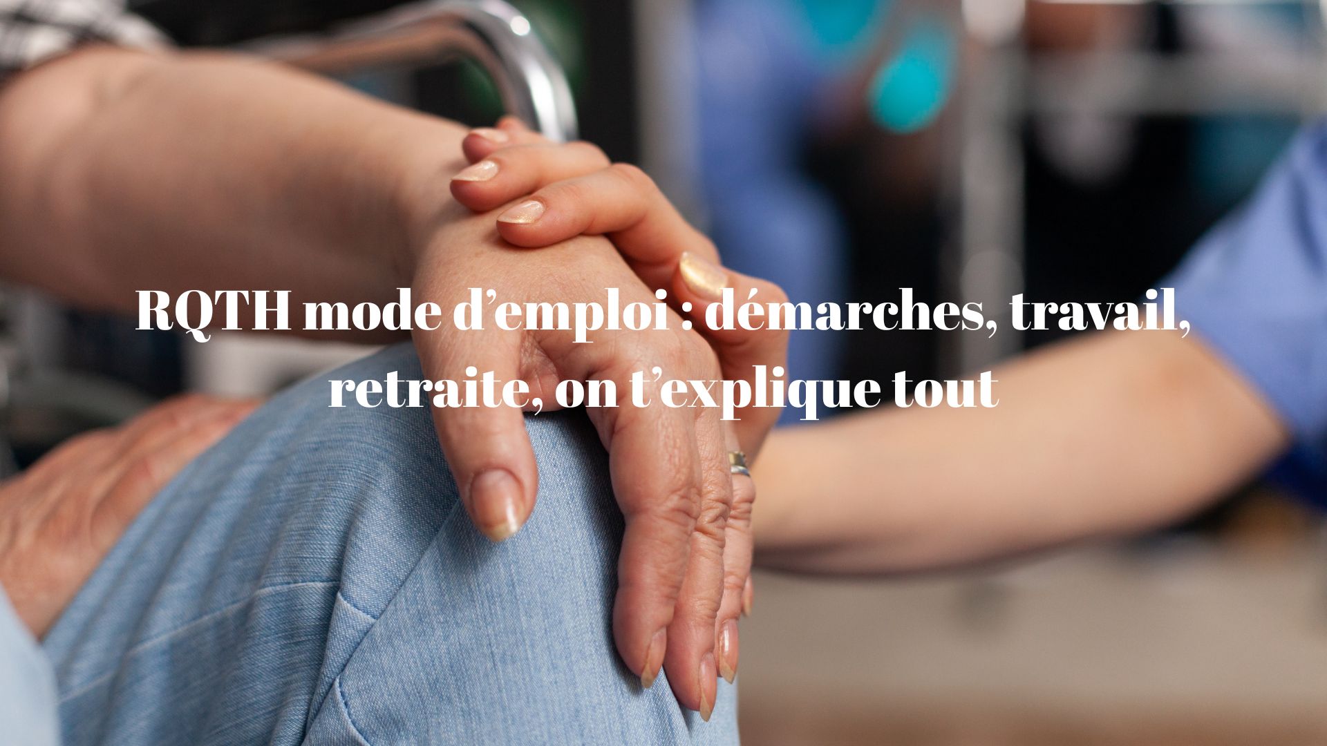 Une employée handicapée qui fait les démarches administratives
